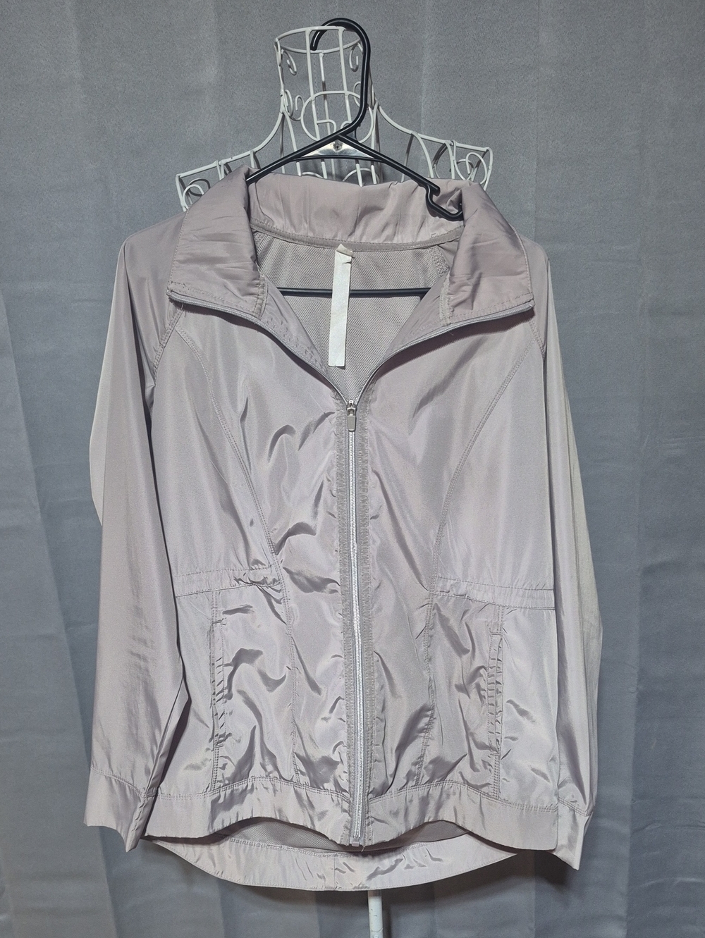 Apana Silver Lightweight Zip-Front Jacket